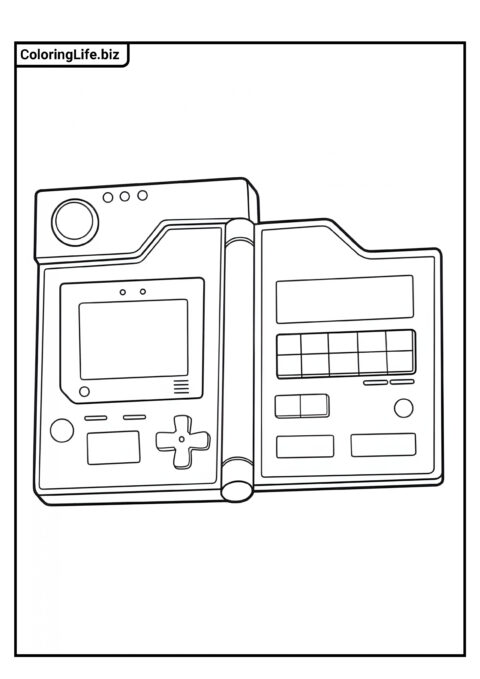 Контур Покедекса Для Раскрашивания