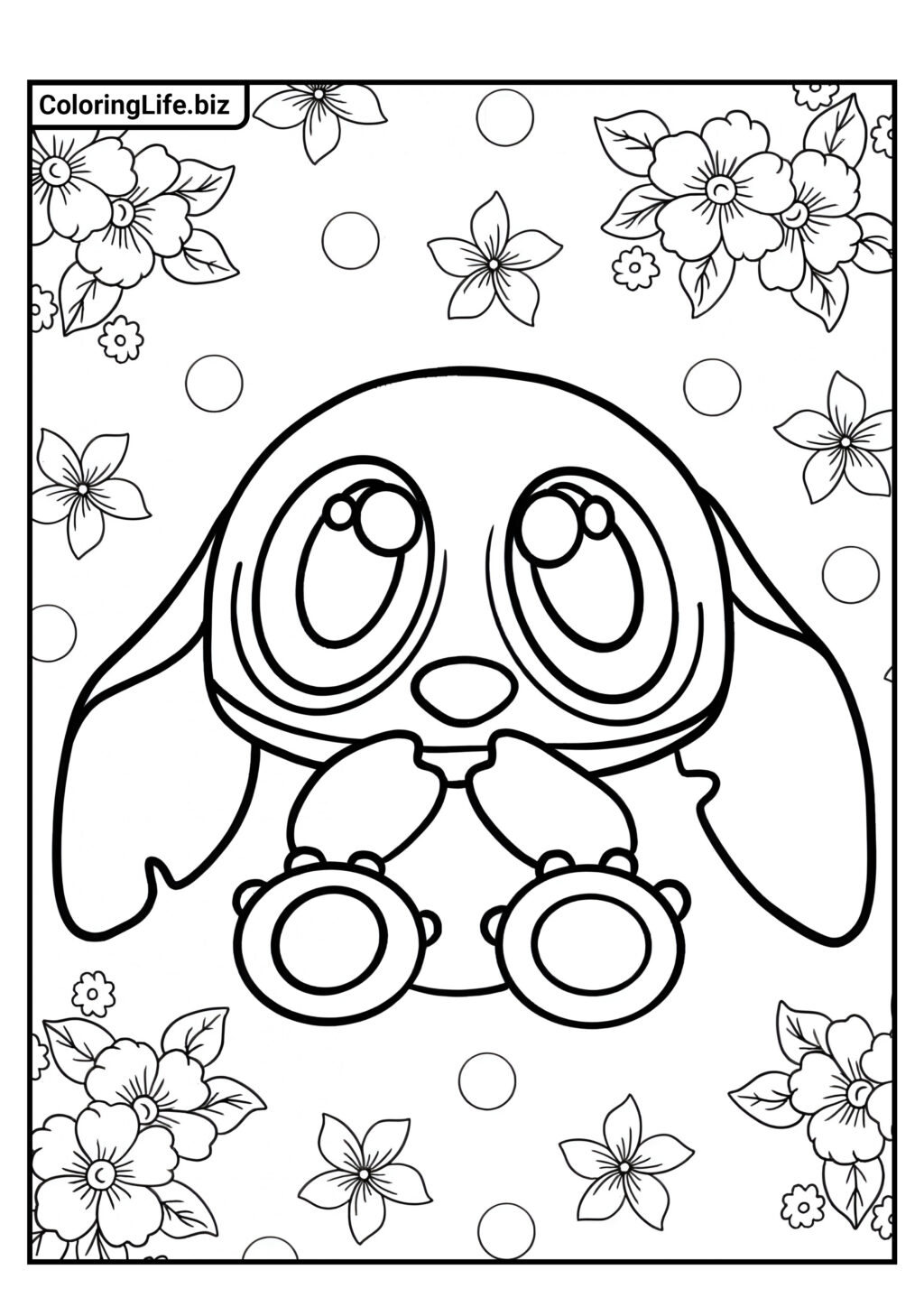 Раскраски Лило и Стич распечатать на А4 бесплатно