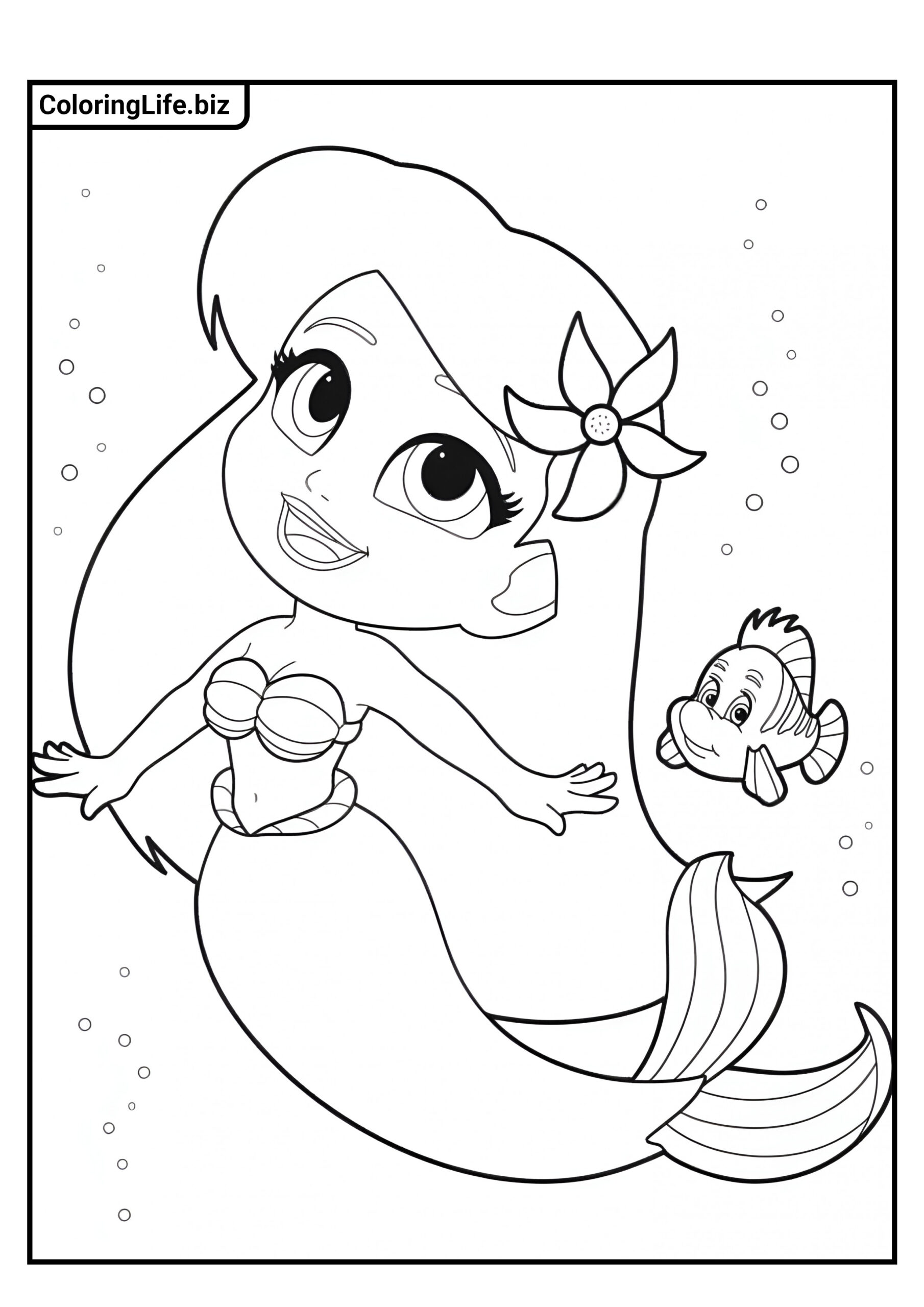 Arielle Ausmalbilder | 25  Malvorlagen zum Ausdrucken auf A4