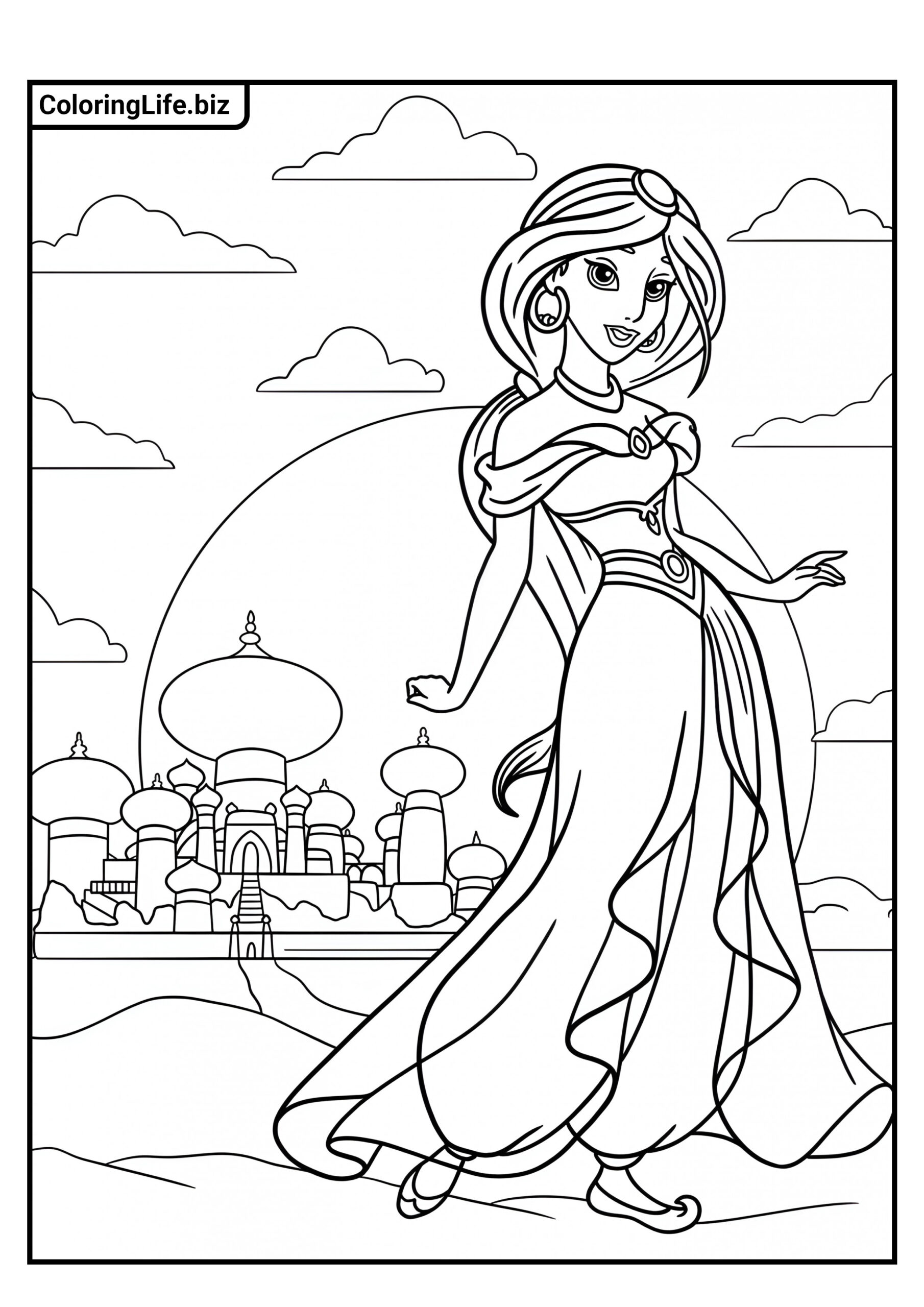  Foto zu Ausmalbilder Disney-Prinzessinnen 