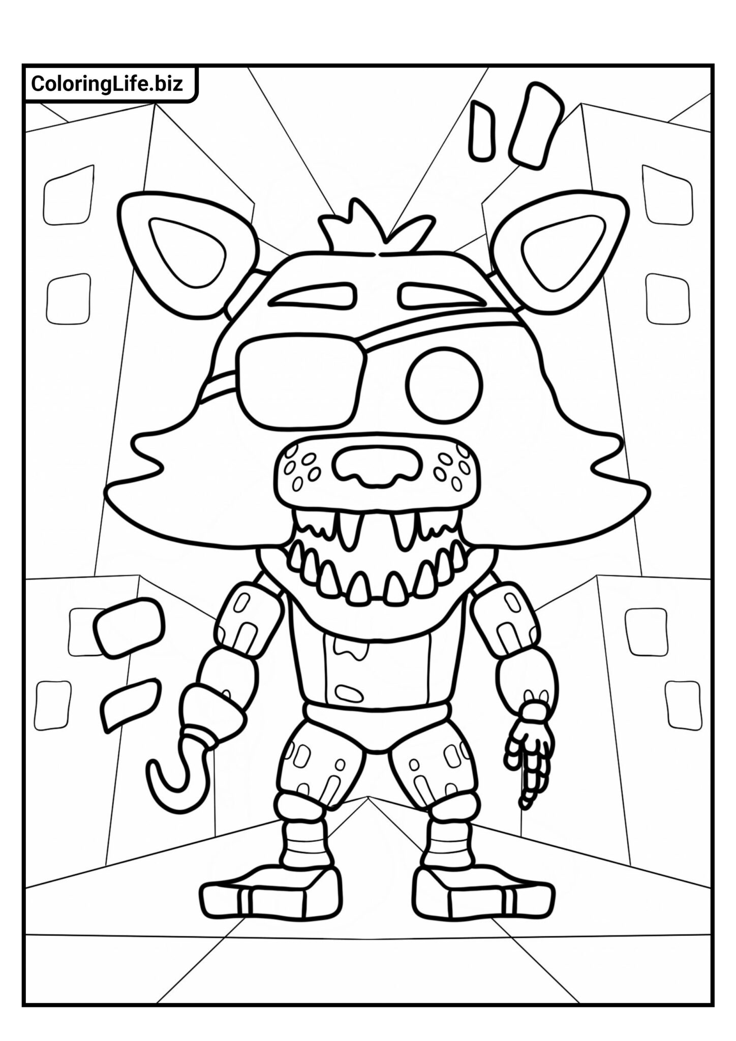 Kolorowanki FNAF 5 Nocy Z Freddy m Do Pobrania Na PDF kolorowanki-fnaf-5-nocy-z-freddy-m-do-pobrania-na-pdf